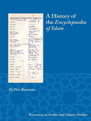 cover image of A History of the Encyclopaedia of Islam
